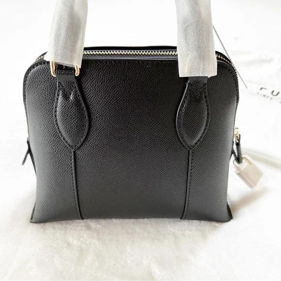 NWT FURLA Vittoria Top Handle Dome Crossbody Bag Black NEW Style WB00539 - Picture 10 of 11